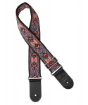 Guitar shoulder strap, in jacquard fabric, multicolor