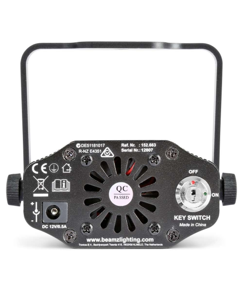 BEAMZ Titania Double Laser 200MW RG Gobo IRC