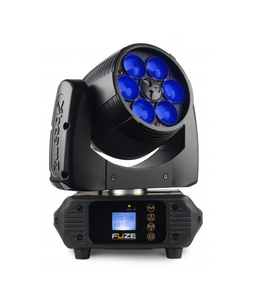 BEAMZ Fuze610Z Testa Mobile Wash6x10W LedZoom