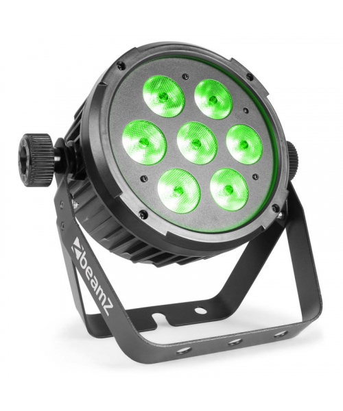 BEAMZ BT270 Led Flat Par 7x6W RGBW 4-1 DMX IRC