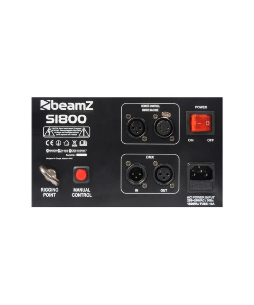 BEAMZ Macchina del fumo DMX S1800 orizz./vertic.