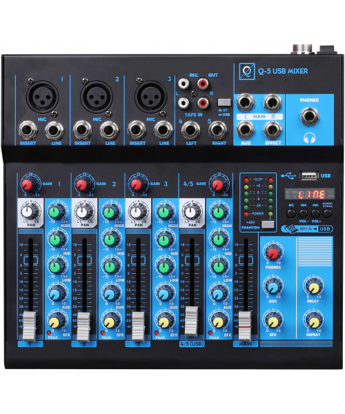 OQAN Q5 MK2 USB - Compact mixer with USB interface | Piazzo
