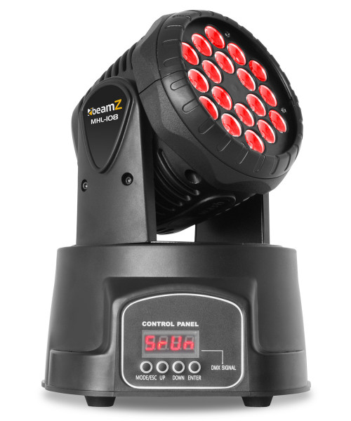 BEAMZ MHL108MK3 WASH 18X 3-1 RGB 11 DMX
