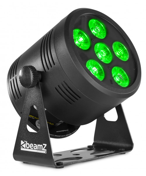 BEAMZ BBP66 UPLIGHT PAR 6X 6W 4IN1 DMX/IR