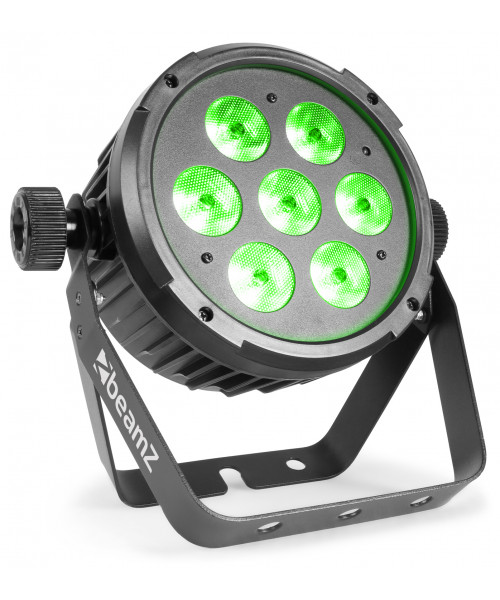 BEAMZ BT270 Flat Par 7x6W 4in1 DMX IRC