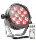 BEAMZ BT310 FLAT PAR 12X6W 4-1 DMX IRC