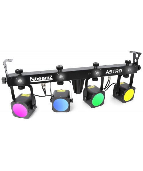 BEAMZ Led Astro Parbar Kit 4x10WCOB 4Strobo DMX