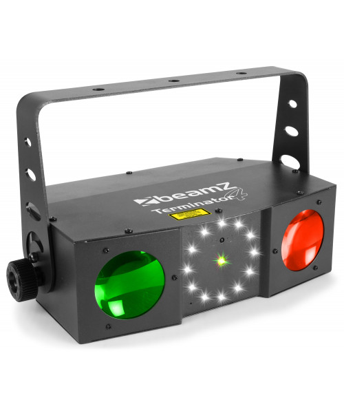 Beamz led terminator iv 2xmoon, strobe