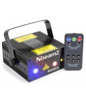 Beamz white double laser 330mw rgb gobo IRC