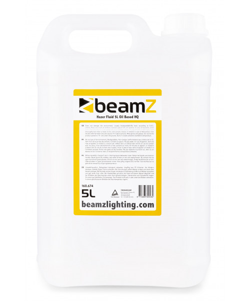 Beamz fhf5q hazerfluid 5lt oil based hq 