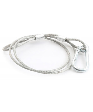 Beamz SAF20 Safety cable 70cm x 2mm 20kg