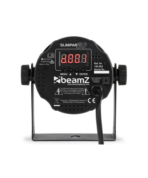 BEAMZ SLIMPAR30  6 X 3W 3IN1 RGB IRC