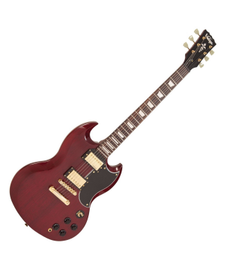 Vintage VS6 Reissued, Cherry Red W / Gold Hardware