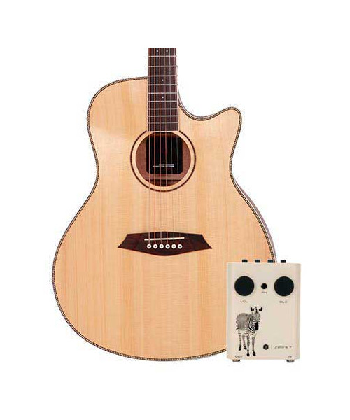 sire guitars r3 (gz) ga cutaway zebra 7 nat natural