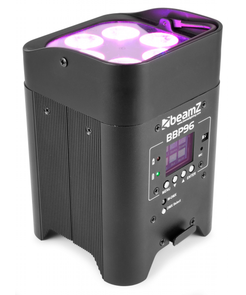 BEAMZ BBP96 UPLIGHT PAR 6X 12W 6IN1 WDMX