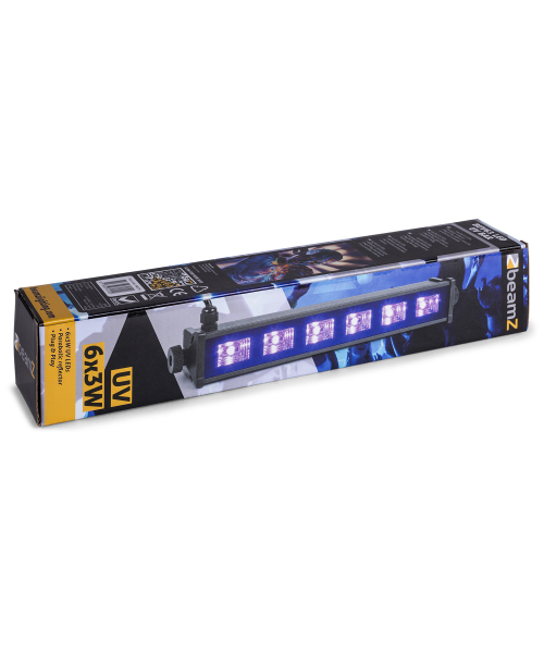 BEAMZ BUV63 LED BAR 6X3W UV