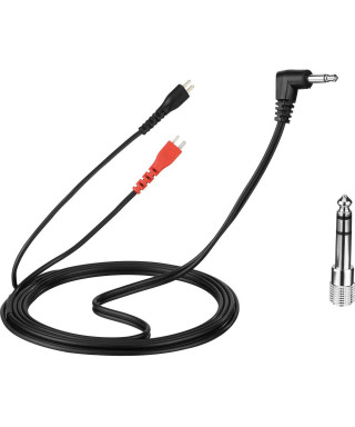 Replacement cable for Sennheiser HD 25 - 1.5m - black
