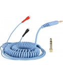 Deluxe spiral cable for Sennheiser HD 25 - 3.5m - Sky