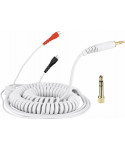 Deluxe spiral cable for Sennheiser HD 25 - 3.5m - white