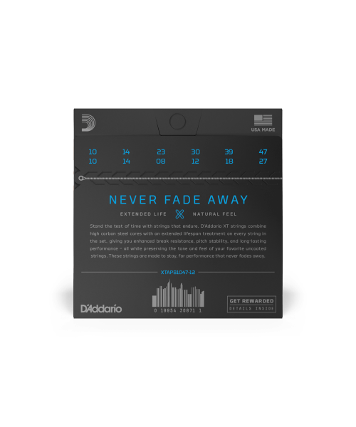 D'ADDARIO XT PHP-Brz x-Light 010-047 12 strings