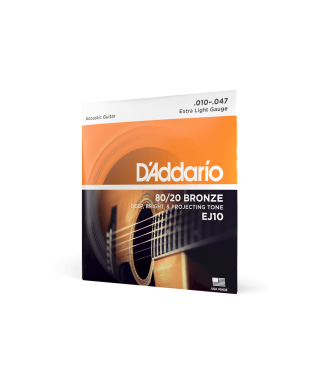 D'ADDARIO EJ10 80/20 Bronze 010-047