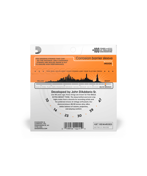 D'ADDARIO EJ10 80/20 BRONZE 010-047