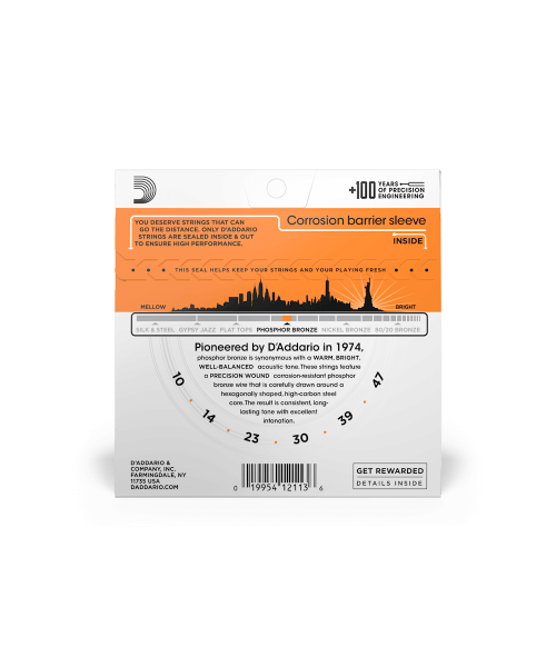 D'ADDARIO EJ15 Phos-Bronze 010-047