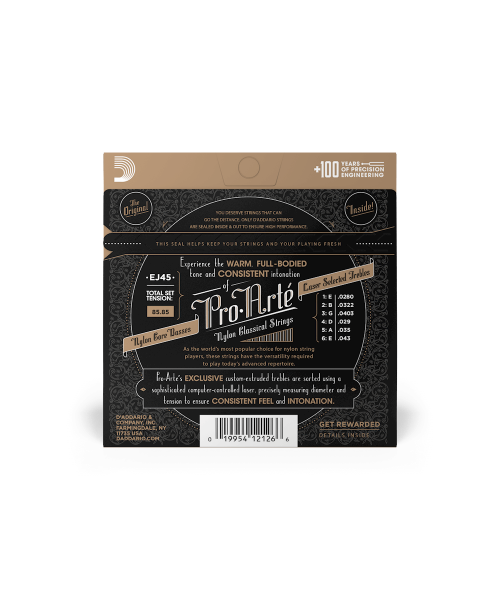 D'ADDARIO EJ45 PRO ARTè NORMAL TENSION