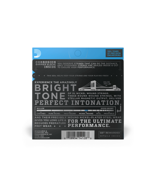 D'ADDARIO EXL115 NICKEL WOUND 011-049