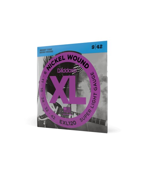 D'ADDARIO EXL120 NICKEL WOUND 009-042