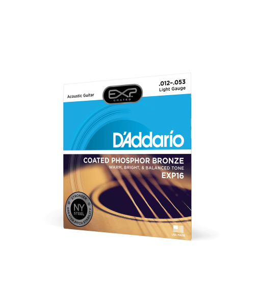 D'ADDARIO EXP16 COATED PHOS-BRONZE 012-053