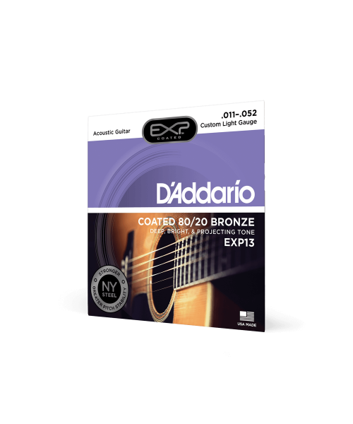 D'ADDARIO EXP13 COATED 80/20 BRONZE 011-052