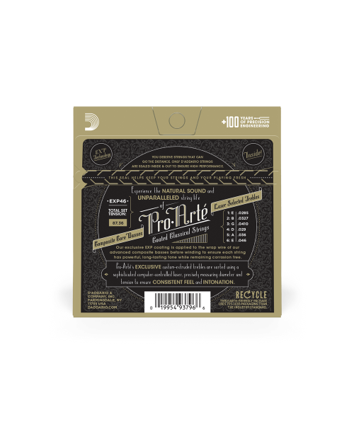 D'ADDARIO EXP46 PRO ARTis coated hard tension