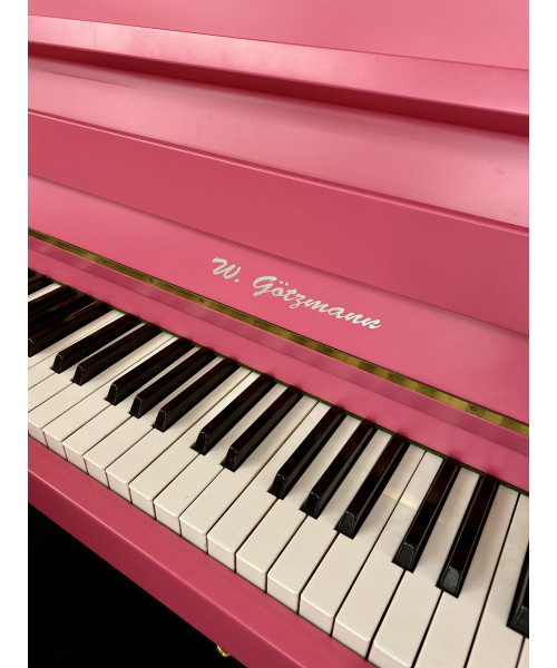W. GOTZMANN Satin pink vertical piano