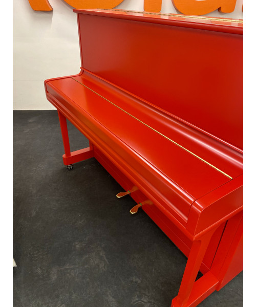 STEINER BSJ-121M PIANOFORTE VERTICALE ROSSO SATINATO