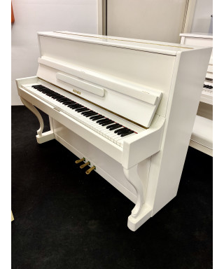REINER Satin white vertical piano