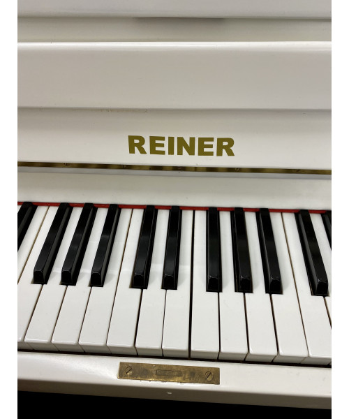 REINER PIANOFORTE VERTICALE BIANCO SATINATO