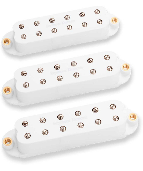 SEYMOUR DUNCAN SET, LITTLE '59, STRAT WHITE