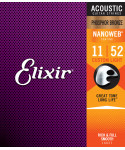 Elixir 16027 acoustic phosphor bronze nanoweb