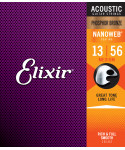 elixir 16102 acoustic phosphor bronze nanoweb