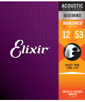 Elixir 11052 acoustic 80/20 bronze nanoweb