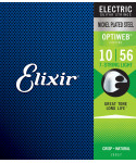 elixir 19057 electric nickel plated steel optiweb
