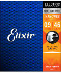 elixir 12027 electric nickel plated steel nanoweb