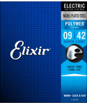 elixir 12000 electric nickel plated steel polyweb