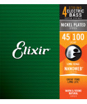 elixir 14052 electric bass nickel plated steel nanoweb