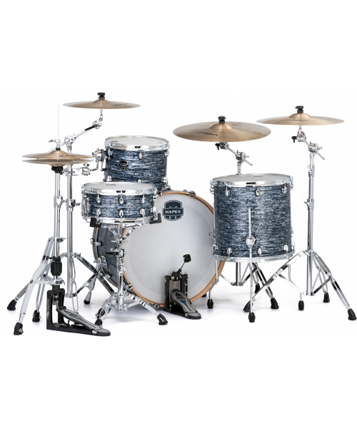 Batteria mapex it svte446xva saturn v tour edition 24 black strata pearl