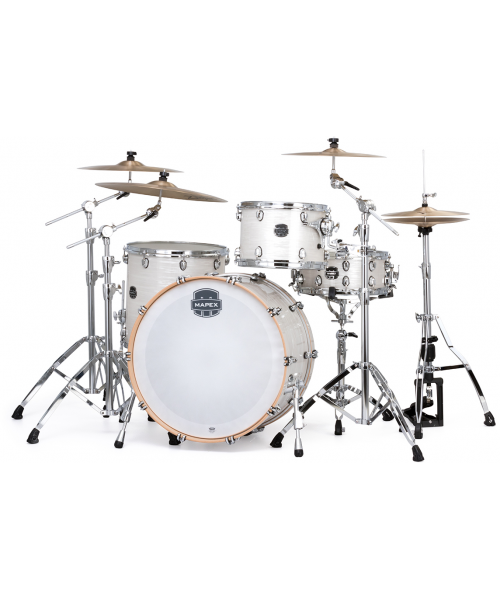 Battery Mapex It SVTE446XVW Saturn V Tour Edition 24 White Marine