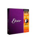 Elixir 16052 acoustic phosphor bronze nanoweb