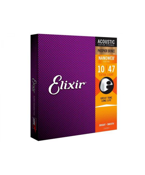 Elixir 16002 acoustic phosphor bronze nanoweb