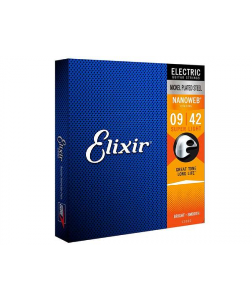 Elixir 12002 electric nickel plated steel nanoweb